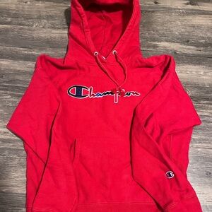 Champion Red Hoodie